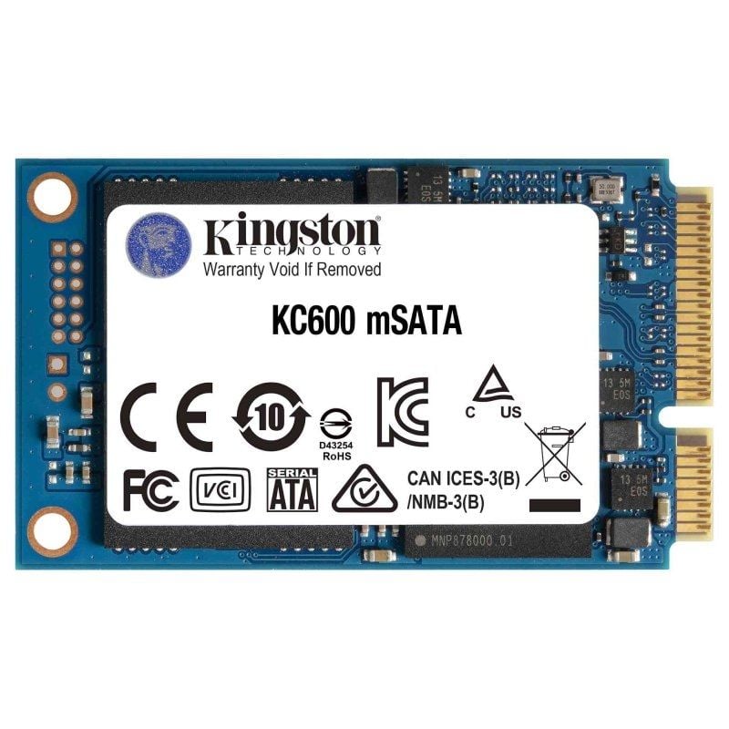 SSD Kingston KC600 1TB / Msata / Capacidade Total