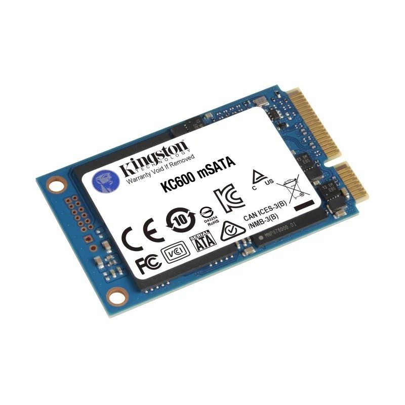 SSD Kingston KC600 256GB / Msata / Capacidade Total