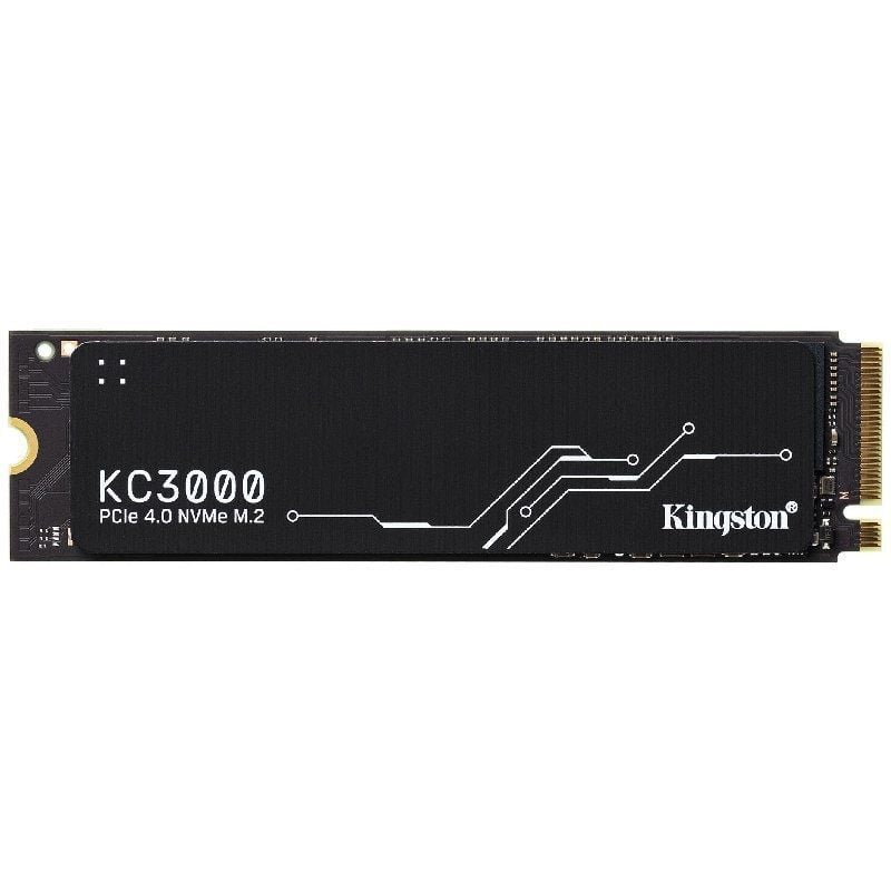 Kingston KC3000 512GB / M.2 2280 PCIe 4.0 / SSD com Dissipador de Calor / Capacidade Total