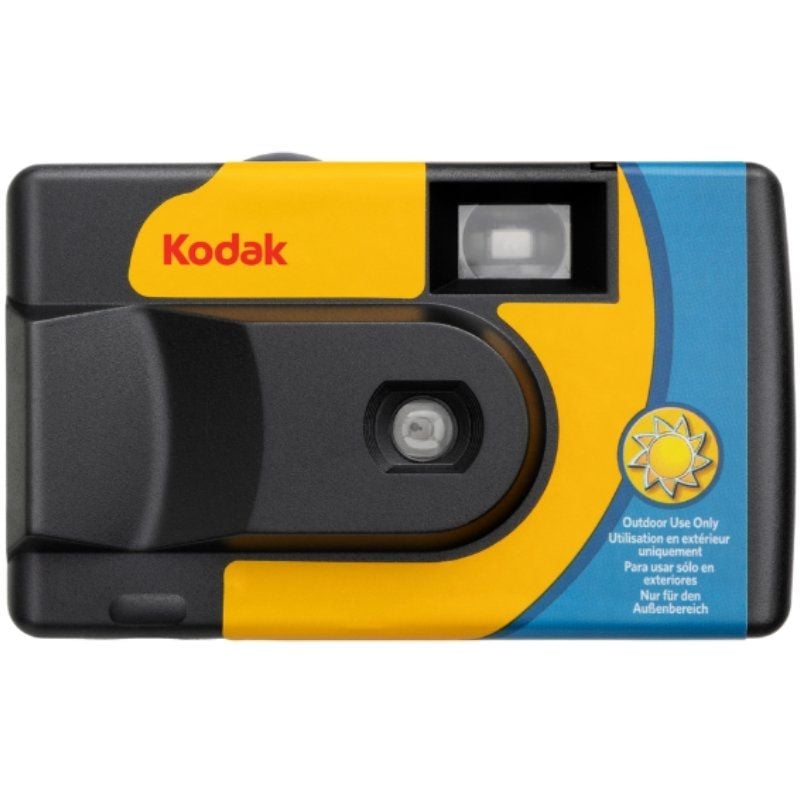 Máquina Fotográfica Descartável Kodak Daylight 39 / 39 Exposições / Amarelo e Azul