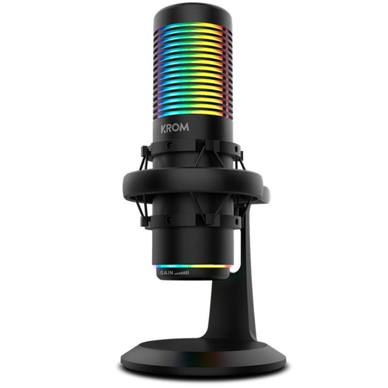 Microfone Krom Kaze / USB 2.0 / Jack 3.5