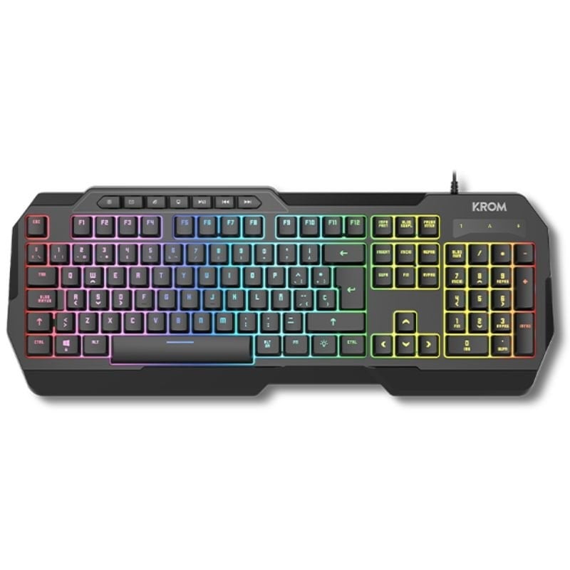Krom Kenta Gaming Pack / Teclado RGB + Rato + Tapete de Rato + Auricular + Auscultadores