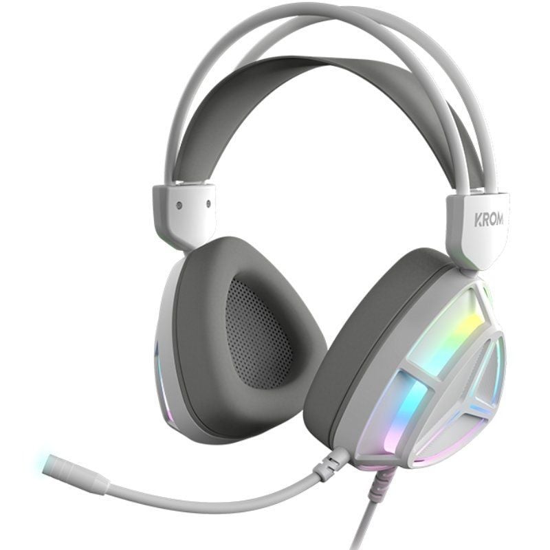 Krom Klass Gaming Pack / Teclado RGB + Rato Ótico RGB + Tapete de Rato RGB + Auricular RGB + Auscul…