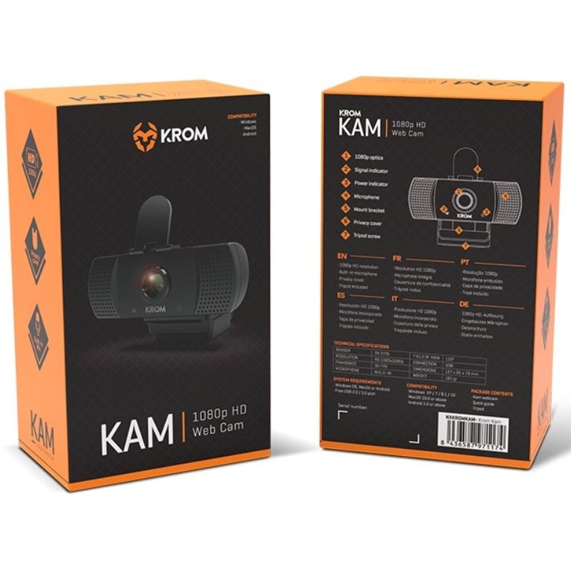 Krom Kam Webcam / 1920 X 1080 Full HD