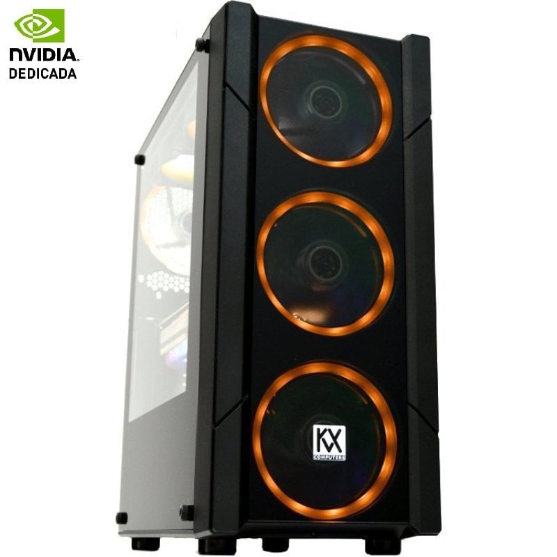PC Gaming KVX Phobos 1 Intel Core I5-14400f / 16GB / 1TB SSD / Geforce RTX 5060 / sem Sistema Opera…