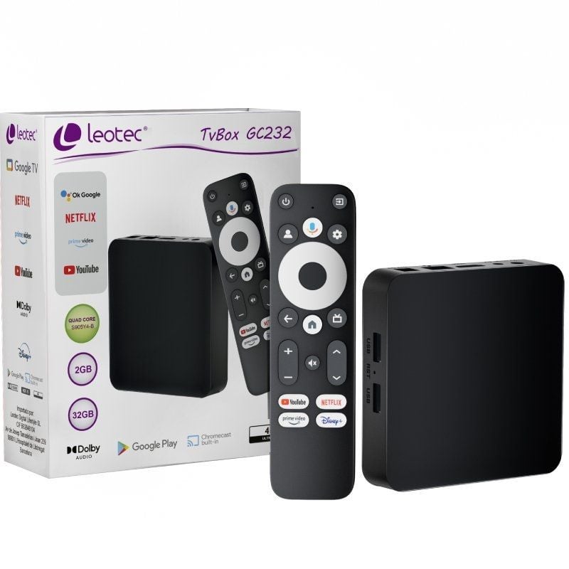 Android TV Leotec Tvbox 4K GC232 / 32GB