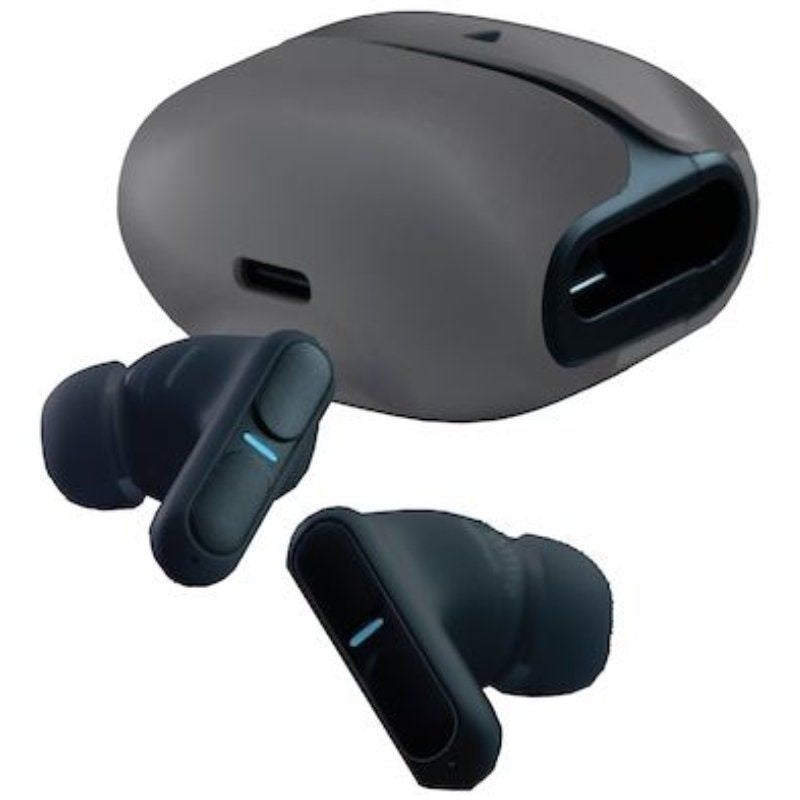 Auricular Bluetooth Leotec TWS Gaming Nebula Fit com Estojo de Carregamento / Autonomia 7,5h / Preto