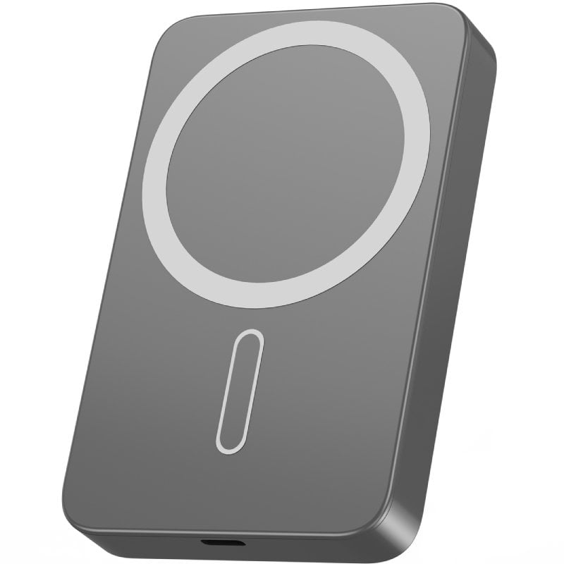 Powerbank 10000mah Leotec LEPOWW20W10G / 20W / sem Fios / Cinzento / Inclui Cabo USB Tipo C