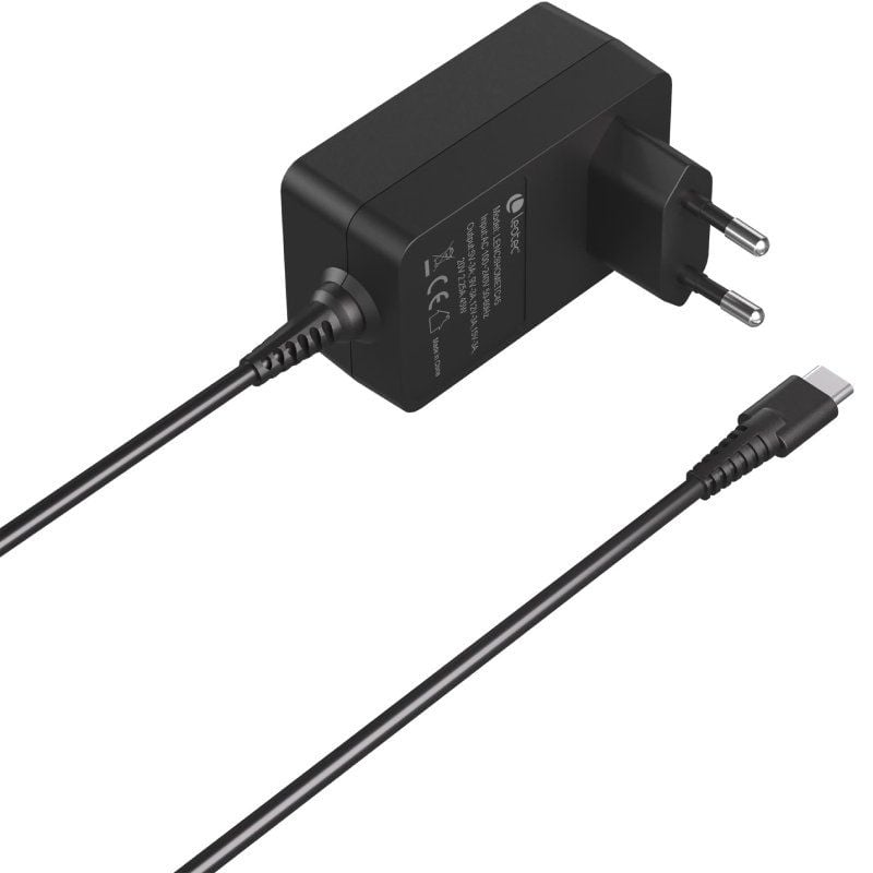 Carregador Universal para Computadores Portáteis Leotec Notebook 45W Tipo C / 1x USB Tipo C / 2,25a
