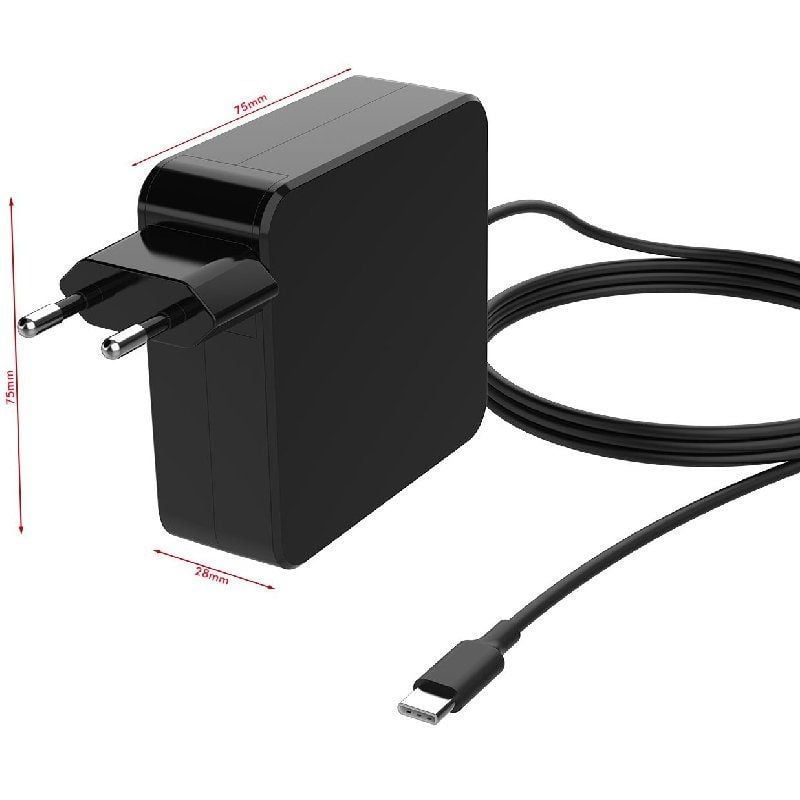 Carregador para Portátil Leotec 65W Tipo C / 1x USB Tipo C / 3,25a