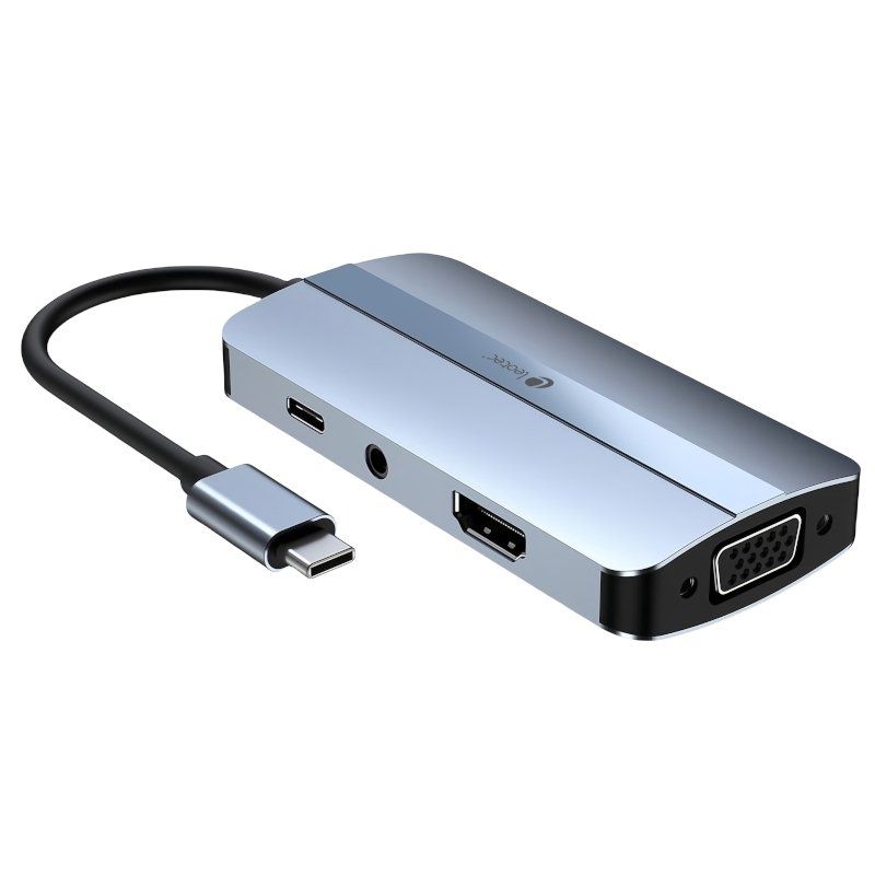 Base de Ligação USB Tipo C Leotec LEDS04 / 2xusb / 1xusb Tipo C / 1xusb Tipo C PD / 1xhdmi 4K / 1xv…