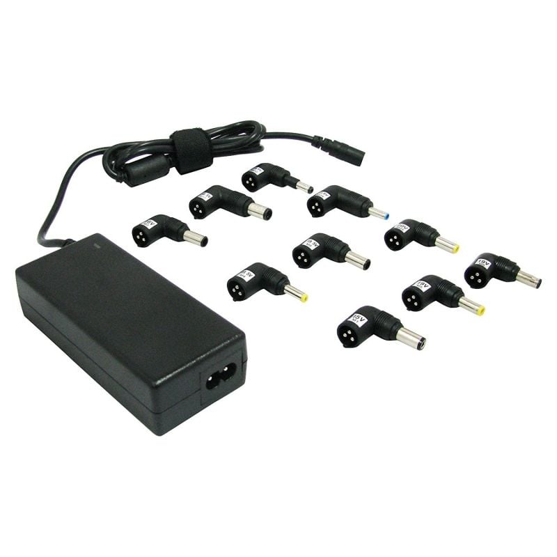 Carregador para Portátil Leotec / 70W / Automático / 10 Conectores / Tensão 15-20v