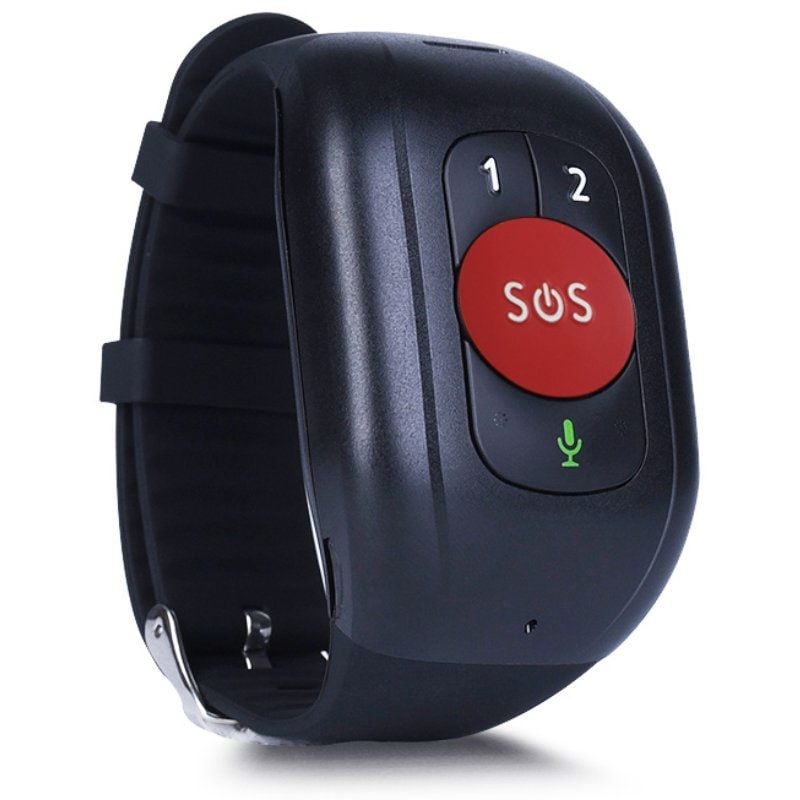 Pulseira Smartband Leotec Senior Smart Band 4G / Vermelho e Preto