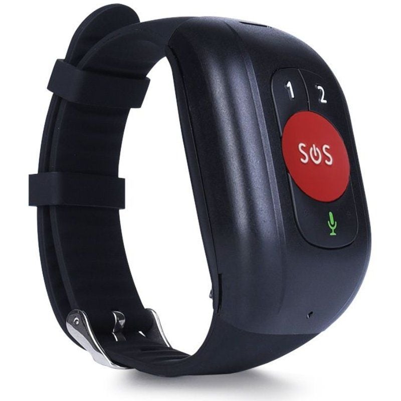 Pulseira Smartband Leotec Senior Smart Band 4G / Vermelho e Preto