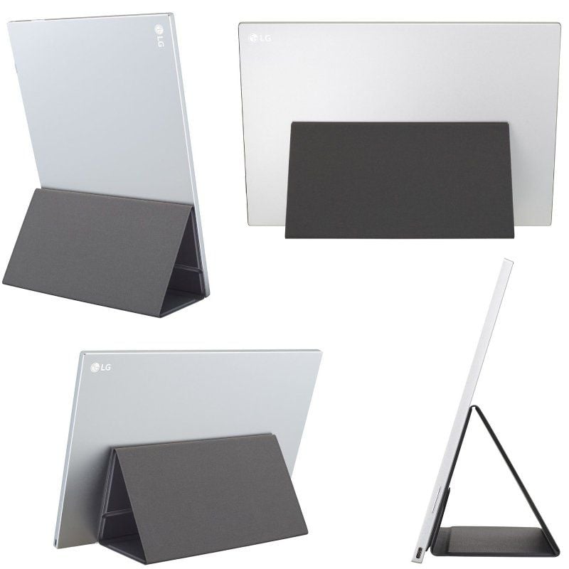 Monitor para Computador Portátil LG Gram +view 16MR70 16" / WQXGA / Preto e Prateado