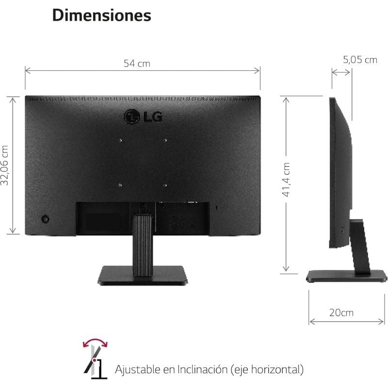 Monitor LG 24mr400-b 23,8" / Full HD / Preto