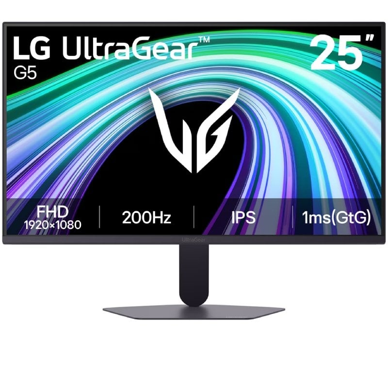 Monitor de Jogos LG Ultragear G5 25g523b-b 25" / Full HD / 1 Ms / 200 Hz / IPS / Preto