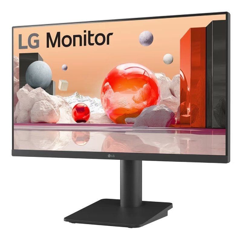 Monitor LG 25ms550-b 24,5" / Full HD / Multimédia / Ajustável em Altura / Preto