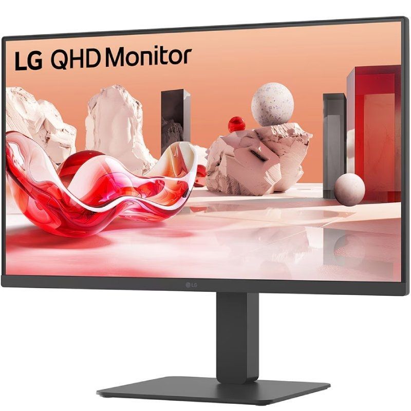 Monitor Profissional LG 27ba45qb-b 27" / QHD / Multimédia / Ajustável em Altura / Preto
