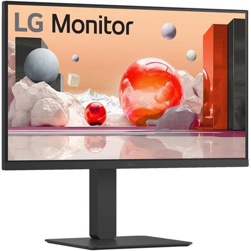 Monitor Profissional LG 27ba850-b 27" / Full HD / Webcam / Multimédia / Ajustável em Altura / Preto