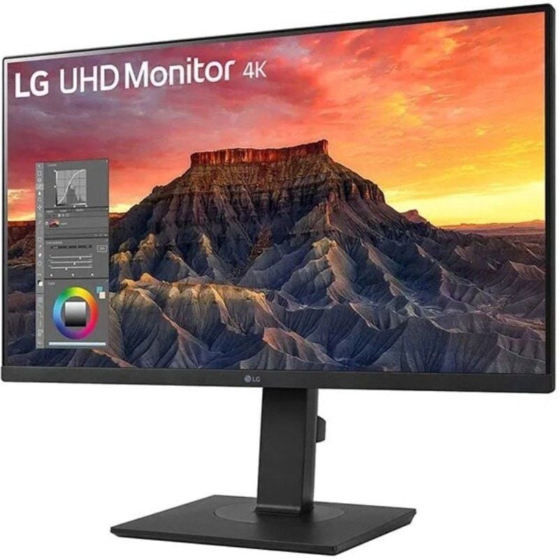 Monitor Profissional LG 27bq65ub-b 27" / 4K / Multimédia / Ajustável em Altura / Preto