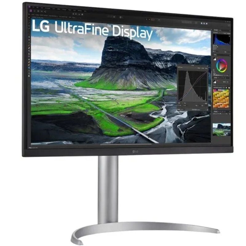 Monitor Profissional LG 27uq850-w 27" / 4K / Multimédia / Ajustável em Altura / Prateado
