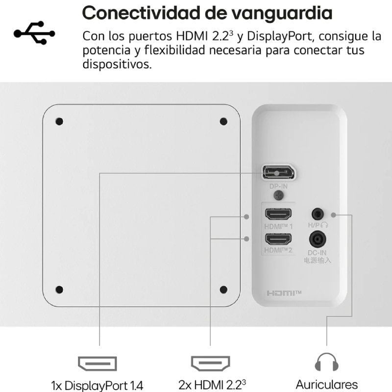 LG Ultrafine 27us500-w Monitor Profissional Multifunções de 27" / 4K / Multimédia / Branco