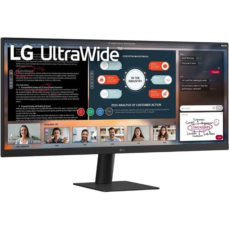 LG 29u511a-b 29" / WFHD / Preto Monitor Profissional de Ecrã Ultra Largo LG 29u511a-b 29" / WFHD /…