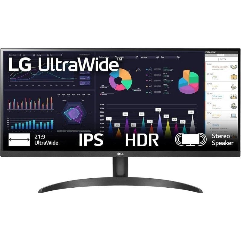 Monitor Profissional de Ecrã Ultra Largo LG 29wq60a-b 29" / WFHD / Multimédia / Preto