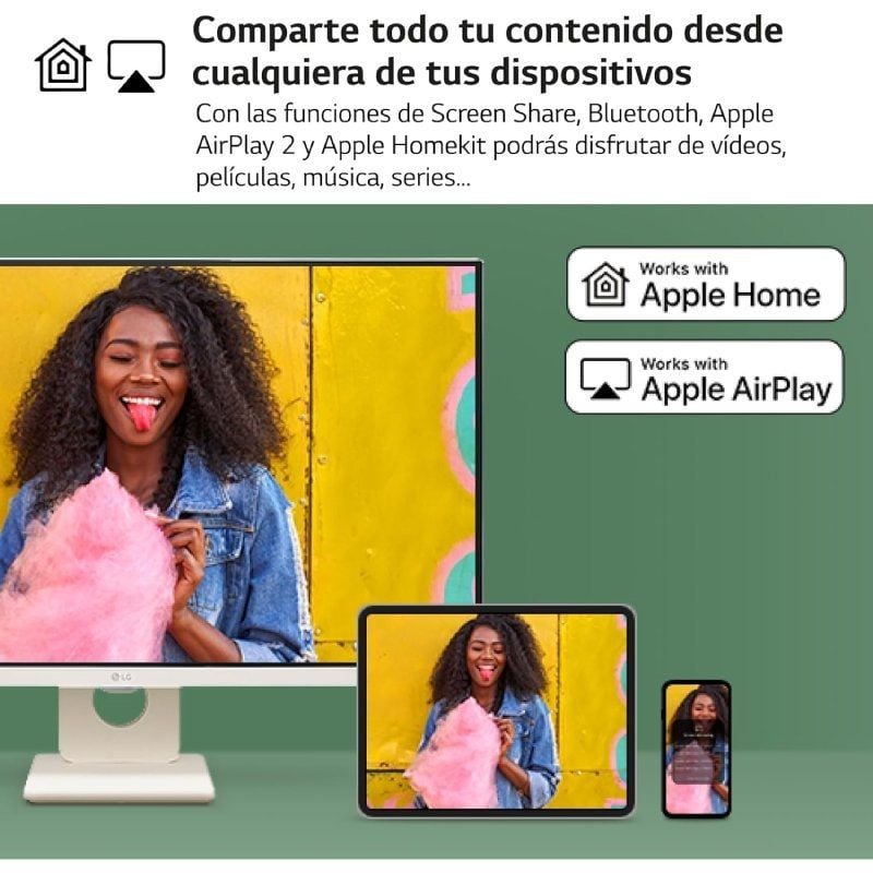 Monitor Inteligente LG Myview 32sr50f-w 31,5" / Full HD / Multimédia / Smart TV / Branco