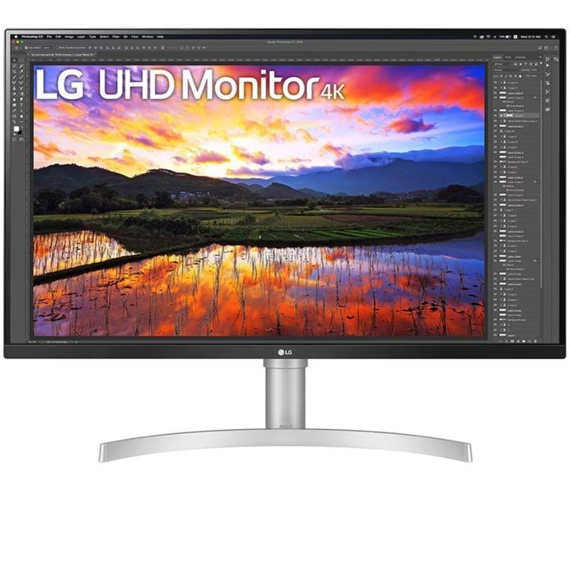 Monitor Profissional LG 32un650k-w 31,5" / 4K / Multimédia / Ajustável em Altura / Branco