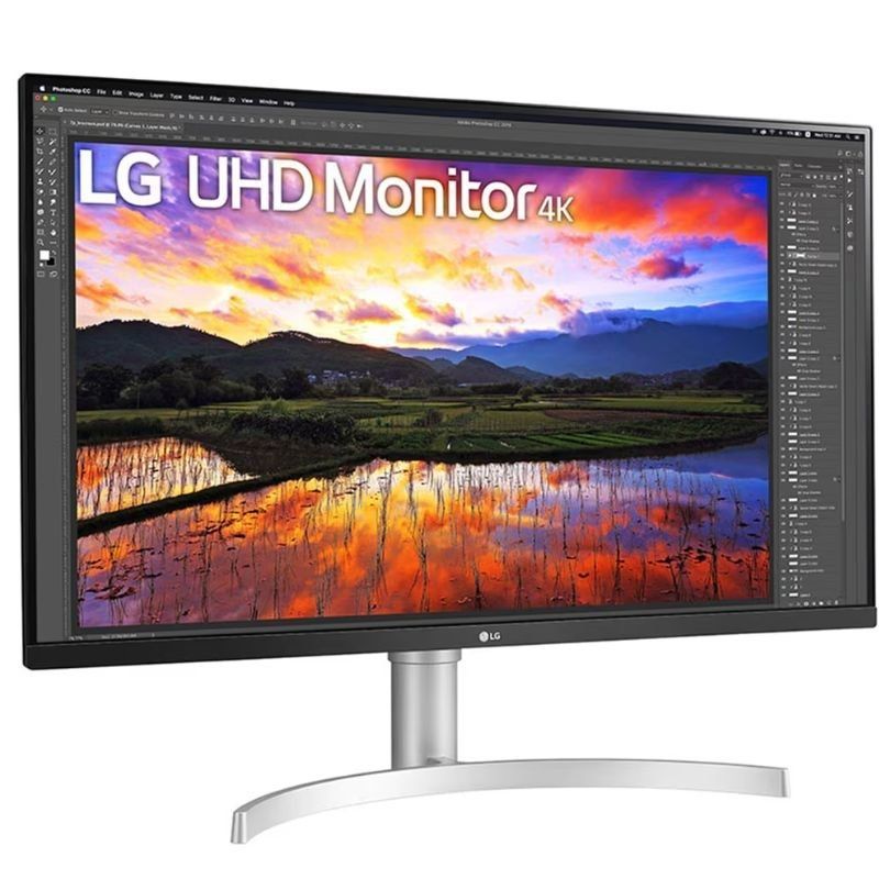 Monitor Profissional LG 32un650k-w 31,5" / 4K / Multimédia / Ajustável em Altura / Branco