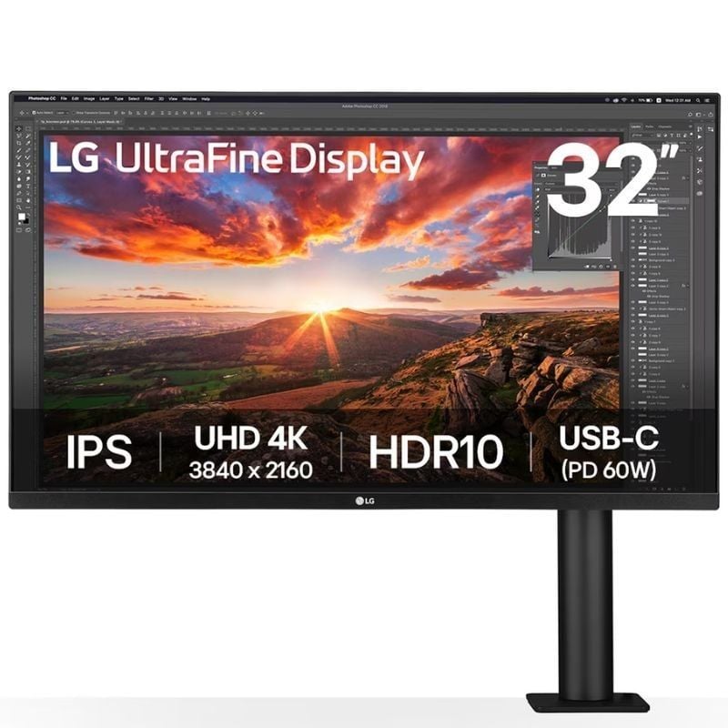 Monitor Profissional LG Ultrafine Display 32un880k-b 31,5" / 4K / Multimédia / Ajustável em Altura…