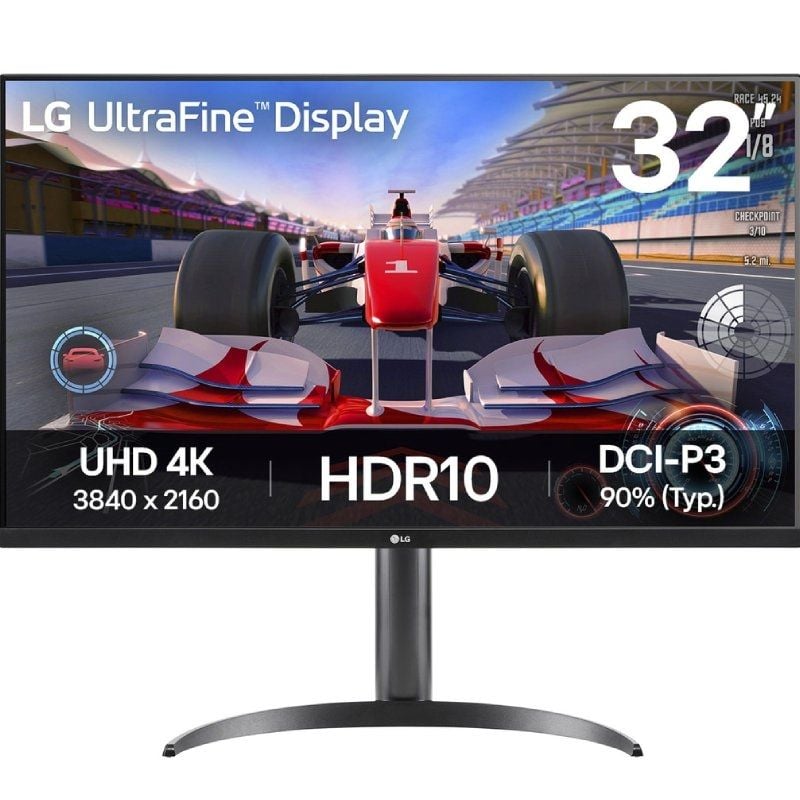 Monitor Profissional LG Ultrafine 32ur550k-b 31,5" / 4K / Multimédia / Ajustável em Altura / Preto