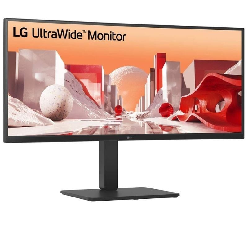 LG Ultrawide 34ba75qe-b 34" / WQHD / Multimédia / Ajustável em Altura / Monitor Profissional / Preto