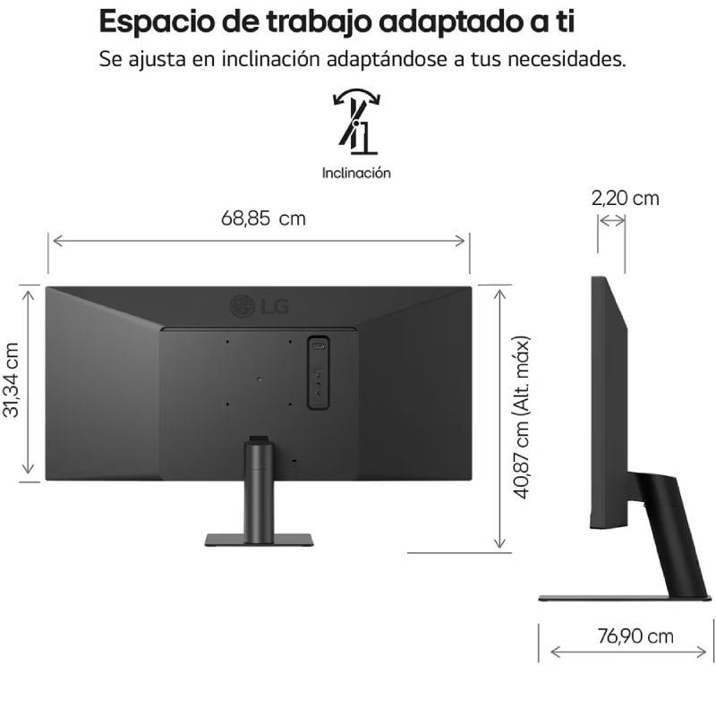 Monitor Profissional Ultrapanorâmico LG Ultrawide 34u511a-b 34" / UWFHD / Preto