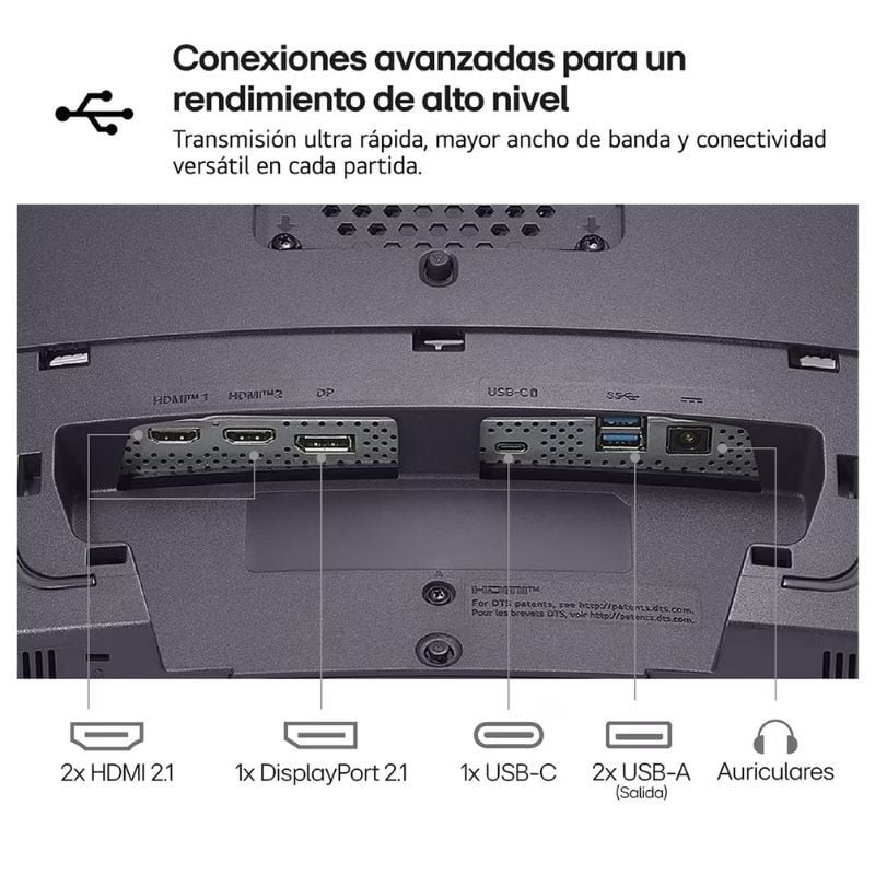 LG Ultrafine 45gx950a-b 45" / 5K2K / 0.03ms / 330hz / OLED / Multimédia / Altura Ajustável / Preto…