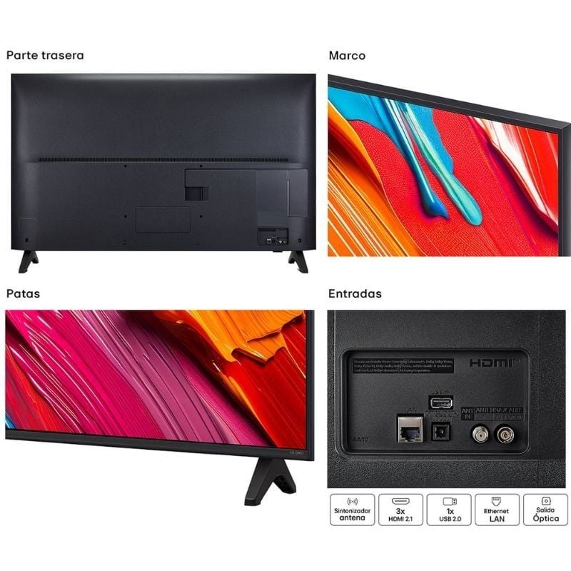 LG QNED AI QNED70 43QNED70A6A TV de 43" / Ultra HD 4K / Smart TV / Wifi