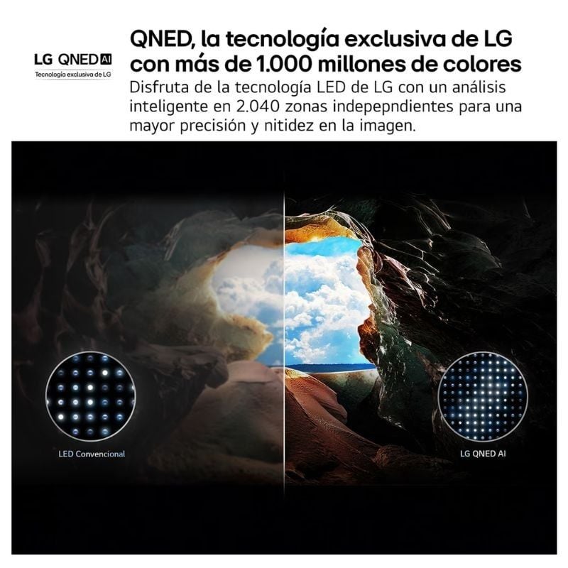 LG QNED AI QNED70 43QNED70A6A TV de 43" / Ultra HD 4K / Smart TV / Wifi