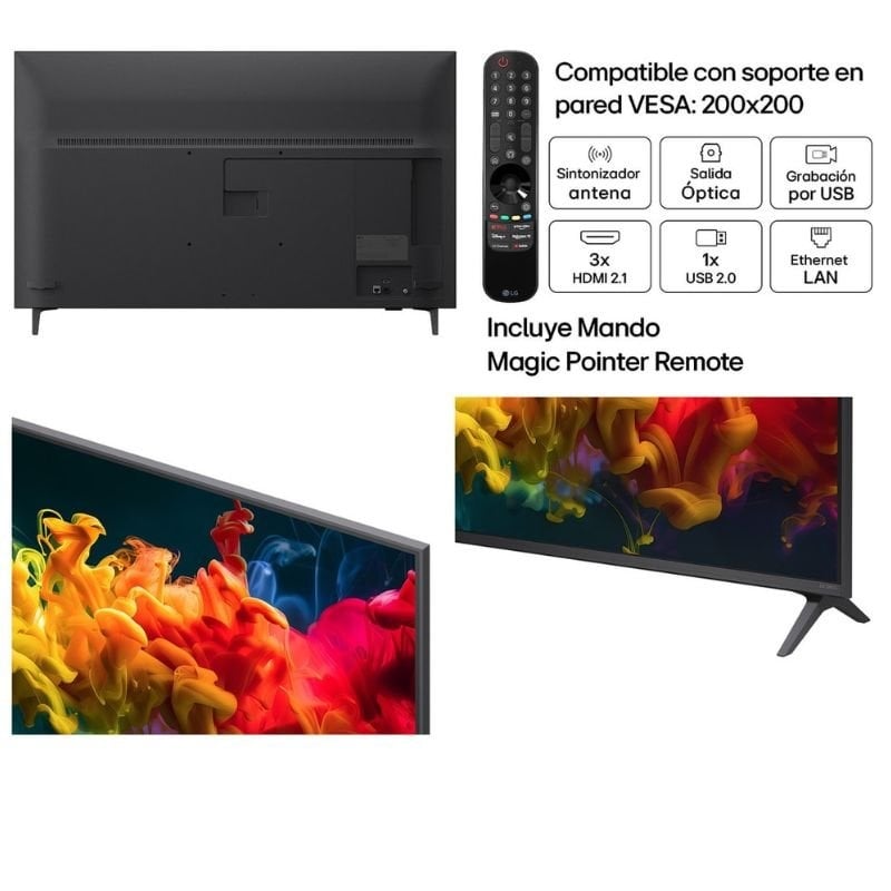 LG QNED Evo AI QNED8EB Mini TV LED 43QNED8EB3F 43" / Ultra HD 4K / Smart TV / Wifi