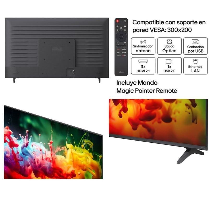 LG QNED Evo AI QNED72 Mini TV LED 55QNED72B6B 55" / Ultra HD 4K / Smart TV / Wifi