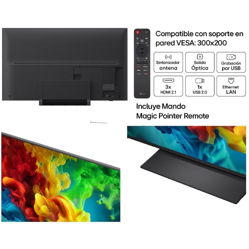 TV LG QNED 55QNED83B6A 55" / Ultra HD 4K / Smart TV / Wifi