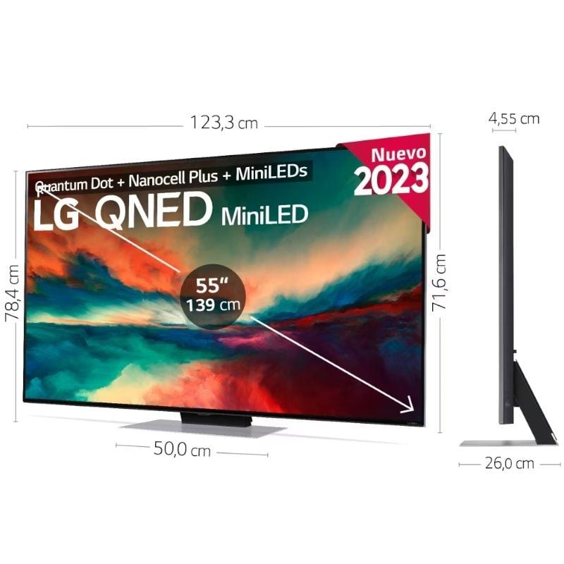 LG QNED Miniled 55QNED866RE Televisor de 55" / Ultra HD 4K / Smart TV / Wifi
