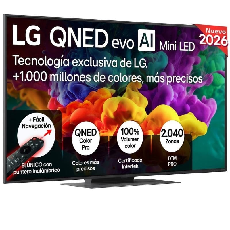 LG QNED Evo AI QNED87 Mini TV LED 55QNED87B6A 55" / Ultra HD 4K / Smart TV / Wifi