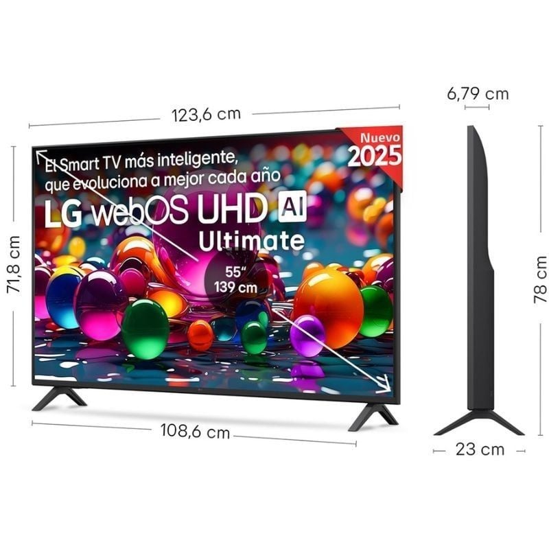 LG UHD TV 55UA74006LB 55" / Ultra HD 4K / Smart TV / Wifi