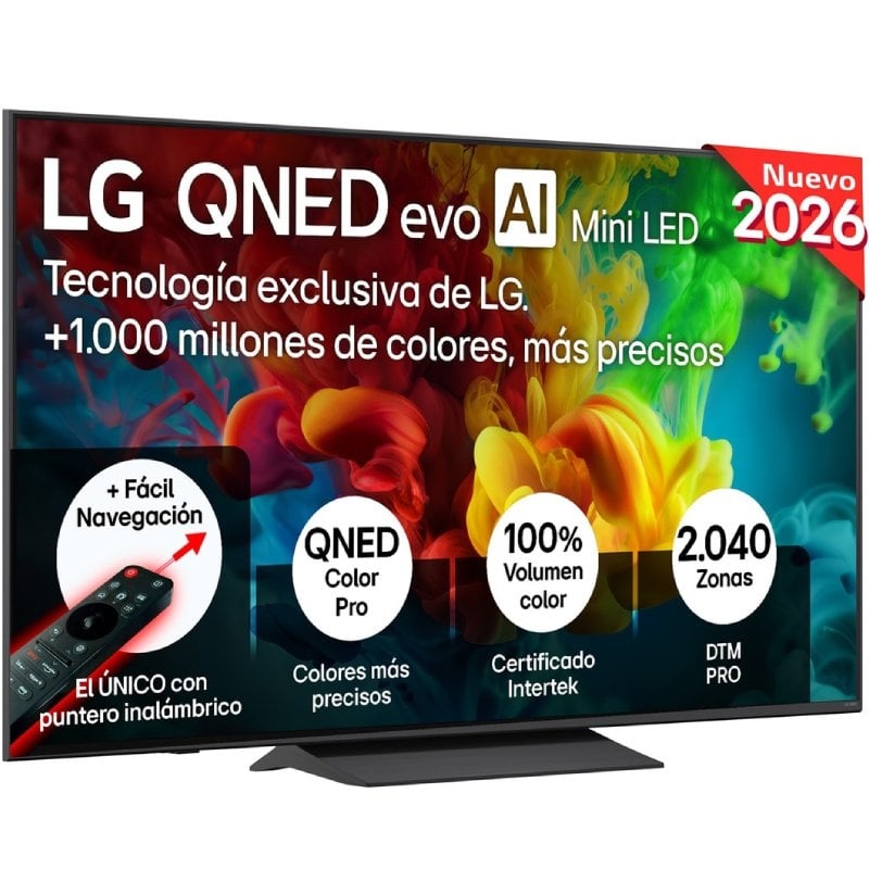 LG QNED Evo AI QNED8EB Mini TV LED 65QNED83B6A 65" / Ultra HD 4K / Smart TV / Wifi