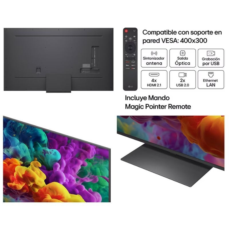 LG QNED Evo AI QNED87 Mini TV LED 75QNED87B6A 75" / Ultra HD 4K / Smart TV / Wifi