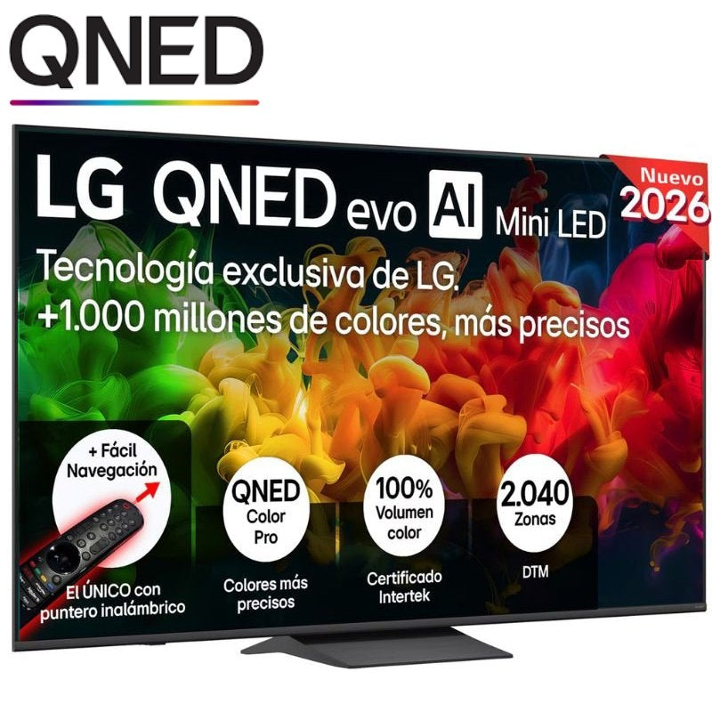 Televisor LG QNED Evo AI QNED8EB Mini LED 75QNED8EB3A 75" / Ultra HD 4K / Smart TV / Wi-fi