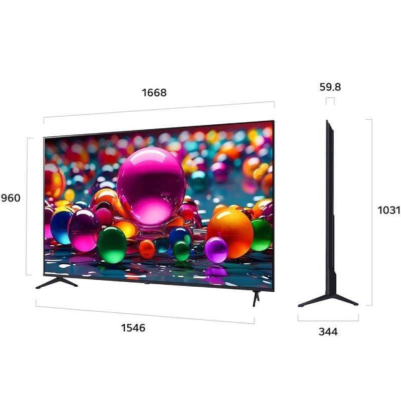 LG UHD TV 75UA75006LA 75" / Ultra HD 4K / Smart TV / Wifi