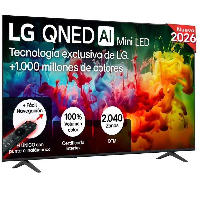 Televisor LG QNED Evo AI QNED72 Mini LED 85QNED72B6A 85" / Ultra HD 4K / Smart TV / Wi-fi